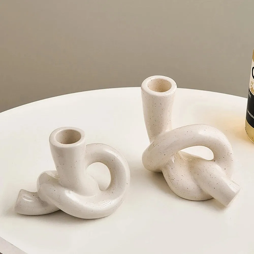 Prairie candlestick holders