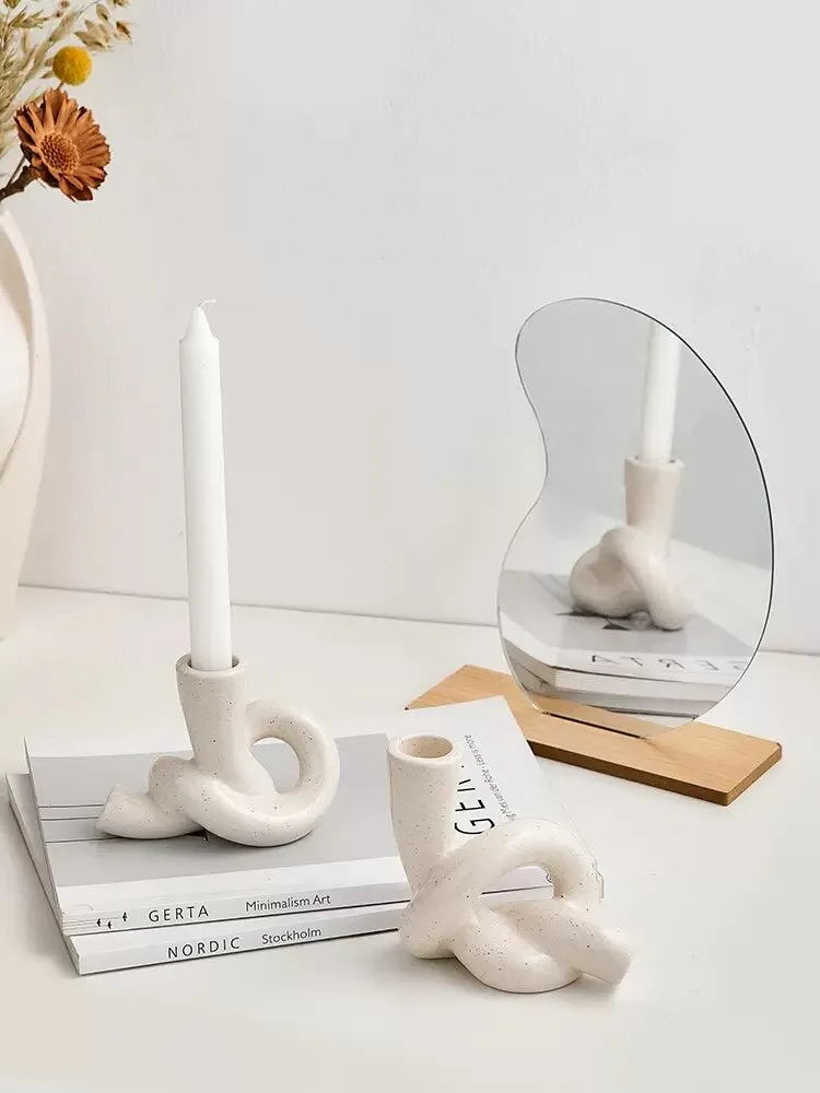 Prairie candlestick holders