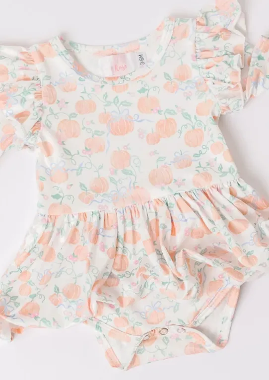 Pretty Pumpkins Twirl Bodysuit