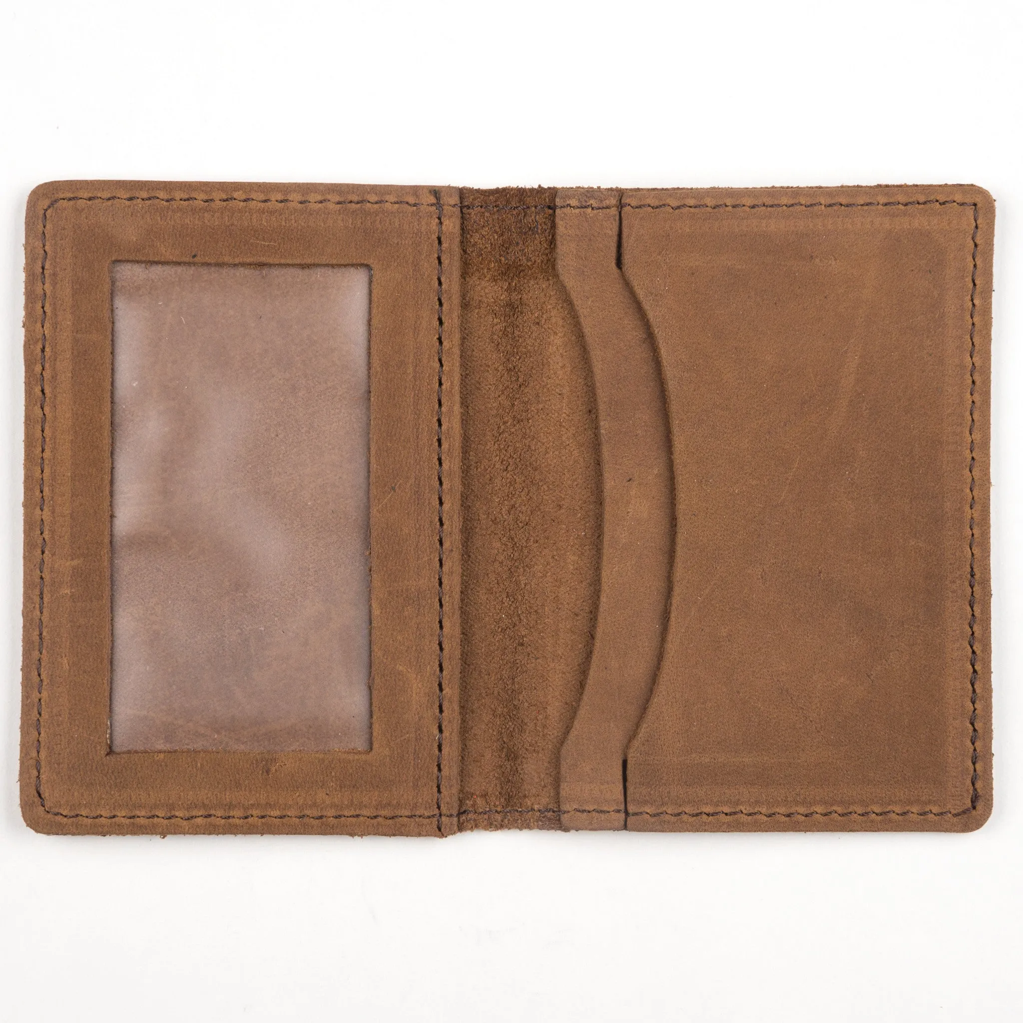 PU303  Card Case- Brown