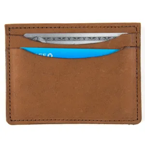 PU955  Double Sided Card Case- Brown