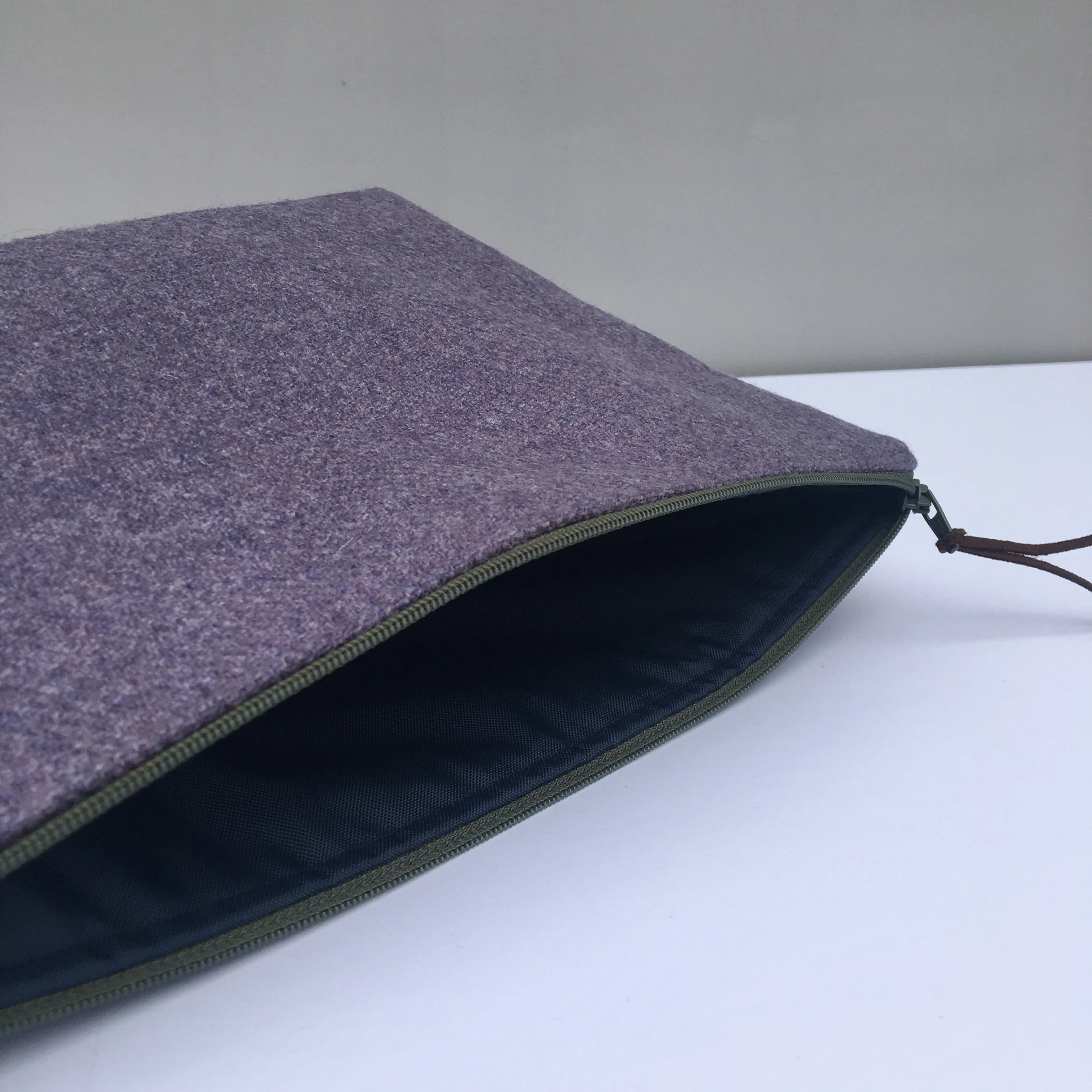 Purple Split Pouch