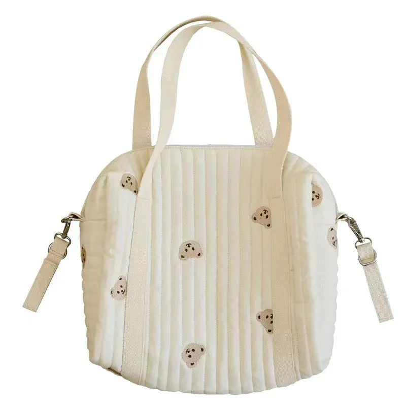 Quilted Baby Diaper Bag Mommy Maternity Packs Baby Stuff Nappy Bags for Mom Mummy Handbags