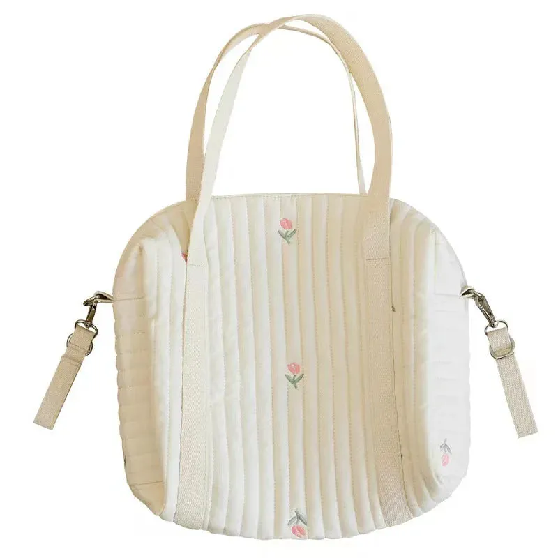 Quilted Baby Diaper Bag Mommy Maternity Packs Baby Stuff Nappy Bags for Mom Mummy Handbags