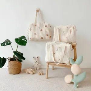 Quilted Baby Diaper Bag Mommy Maternity Packs Baby Stuff Nappy Bags for Mom Mummy Handbags
