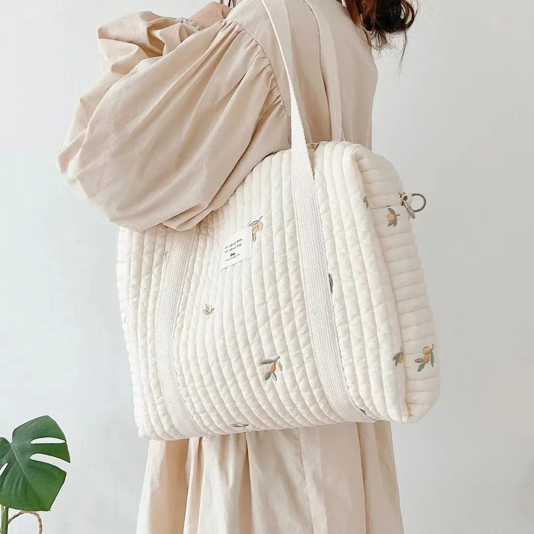 Quilted Baby Diaper Bag Mommy Maternity Packs Baby Stuff Nappy Bags for Mom Mummy Handbags