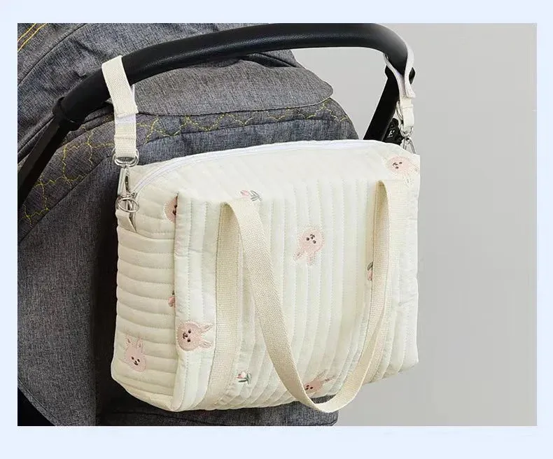 Quilted Baby Diaper Bag Mommy Maternity Packs Baby Stuff Nappy Bags for Mom Mummy Handbags