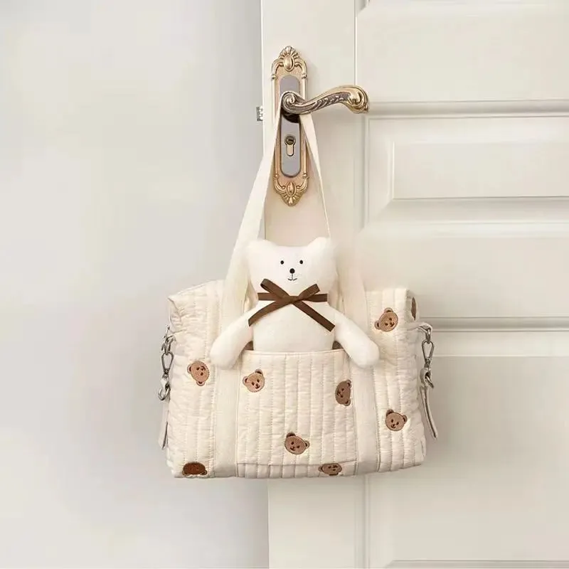 Quilted Baby Diaper Bag Mommy Maternity Packs Baby Stuff Nappy Bags for Mom Mummy Handbags