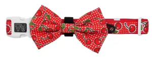 "Cherrylicious" Collar & Bowtie