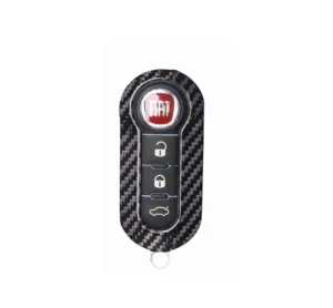 Real Carbon Fiber Fiat Key Cover
