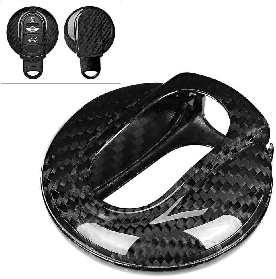 Real Carbon Fiber Mini Cooper Key Cover