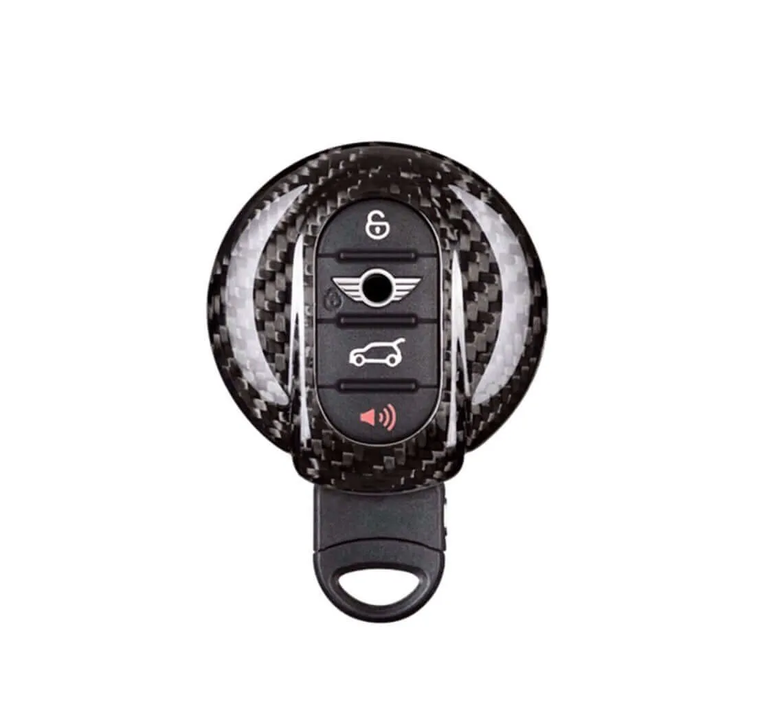 Real Carbon Fiber Mini Cooper Key Cover
