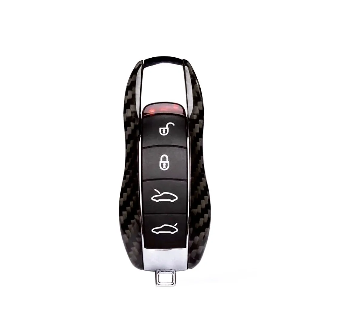 Real Carbon Fiber Porsche Key Cover