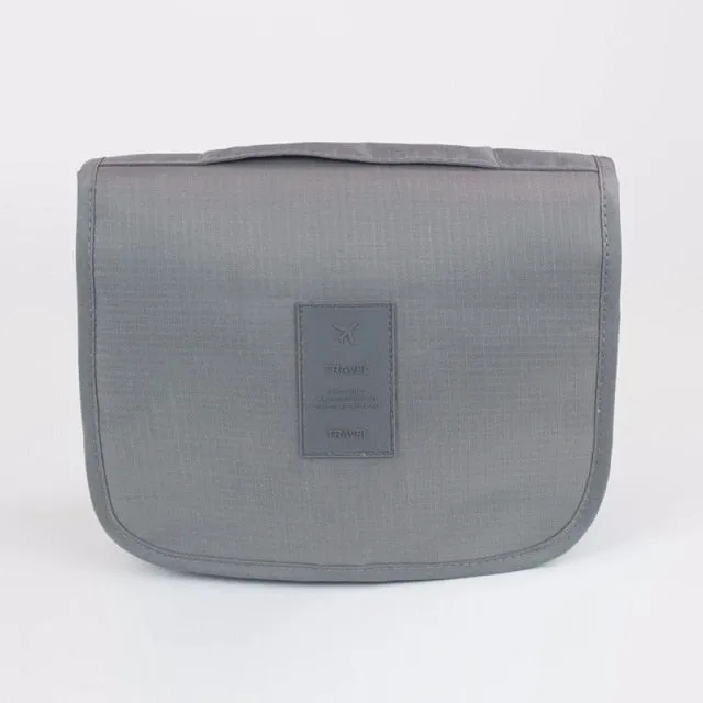 Realaiot Bath Hanging Travel Men Toiletry Bag Male Waterproof Travel Organizer Nylon Necessaire Make Up Bag Neceser Cosmetic Bags Kits