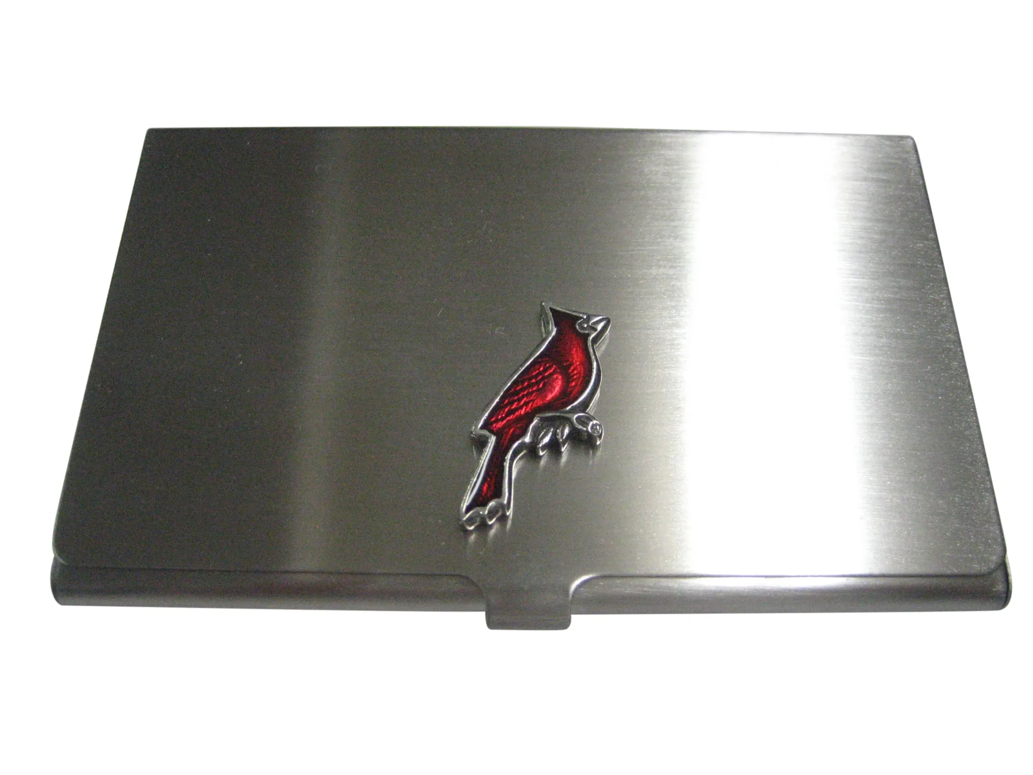 Red Cardinal Bird Business Card Holder