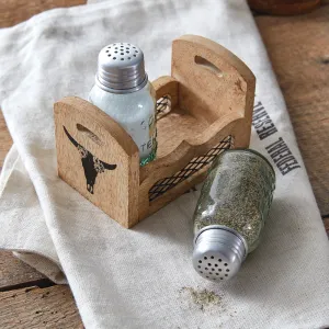 Rustic Western Salt & Pepper Holder