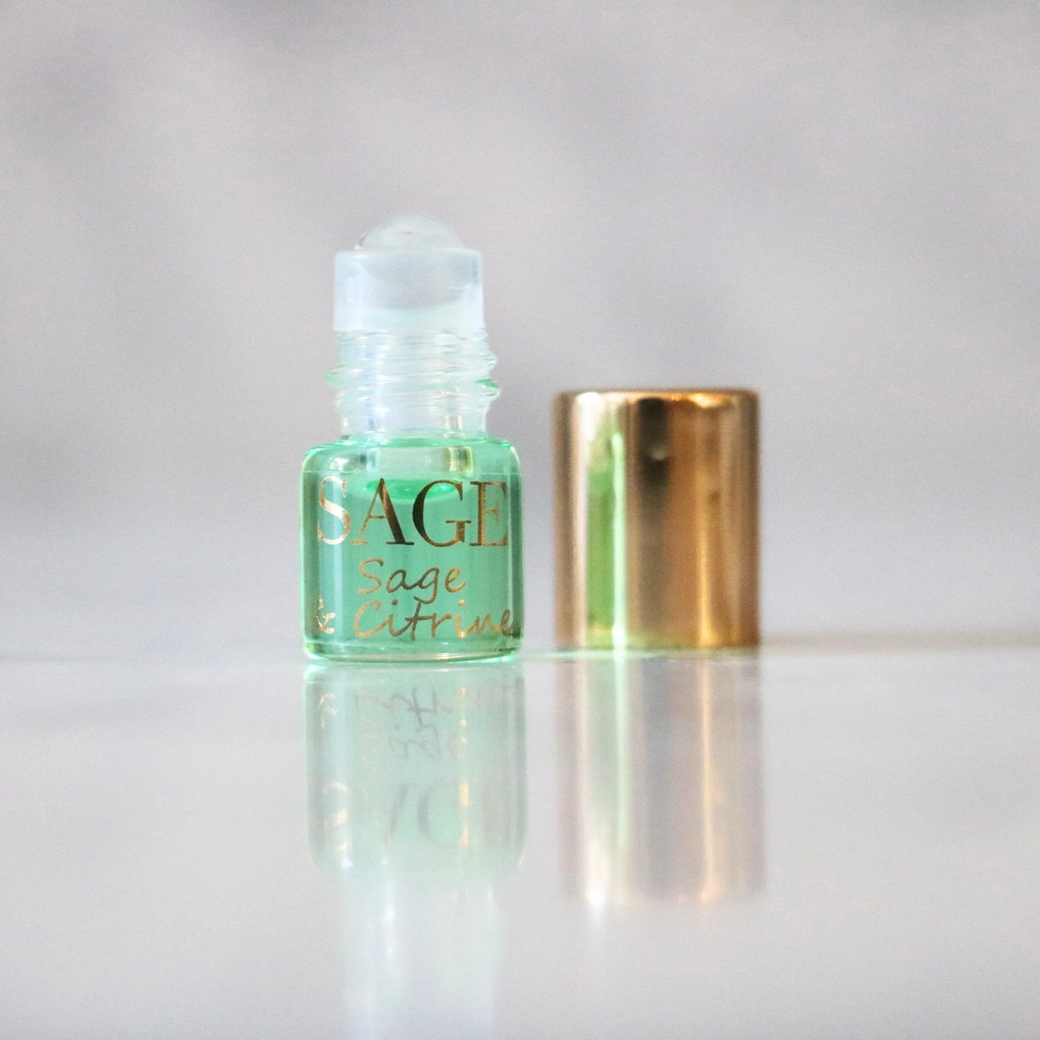 Sage & Citrine Blend Perfume Oil Concentrate Mini Rollie by Sage