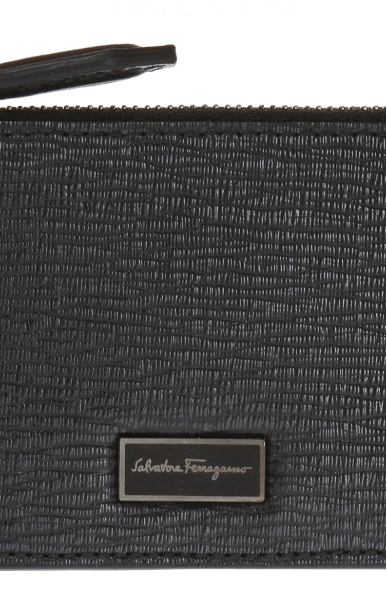 Salvatore Ferragamo Card Holder in Black