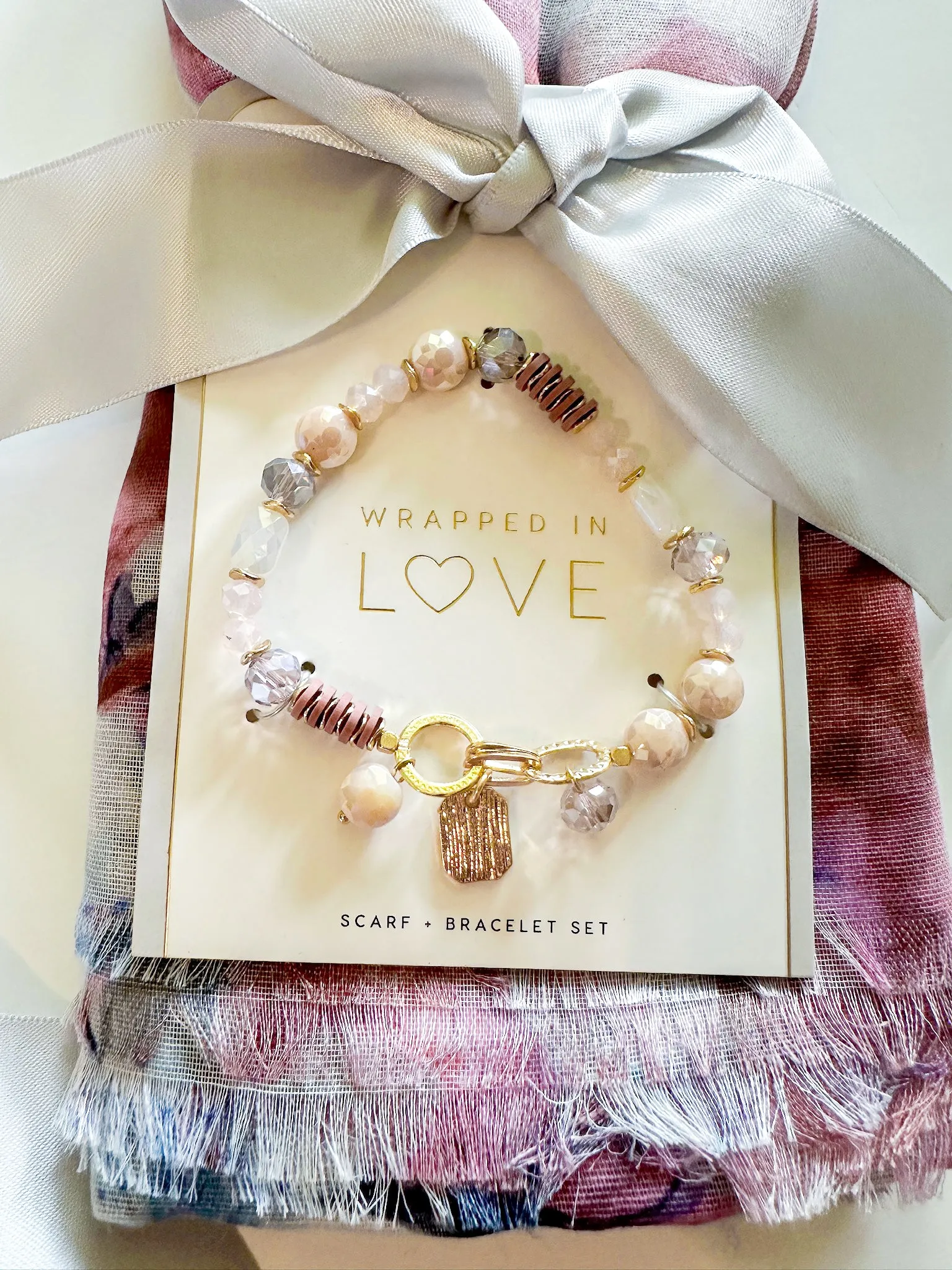 Scarf & Bracelet Set