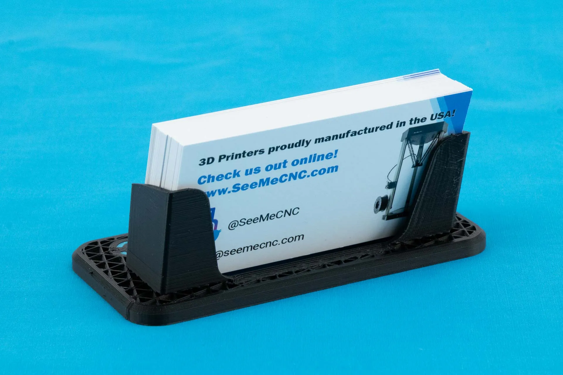 SeeMeCNC Business Card Holder