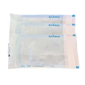 Self-Sealing Sterilisation Pouches, 215mm x 345mm, 200pcs/box, Class 4, 990630
