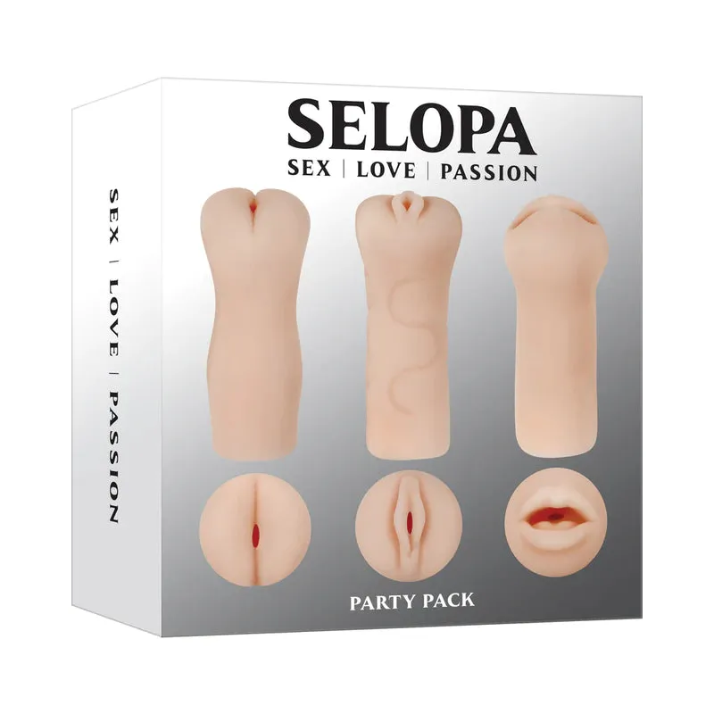Selopa Party Pack 3 Piece Stroker Pack | Male Masturbator | Stroker For Him