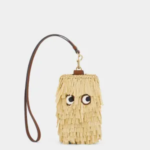 Shag Raffia Eyes Sunglasses Holder