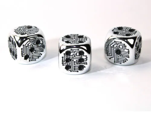 Silver Circuit D6 Mop