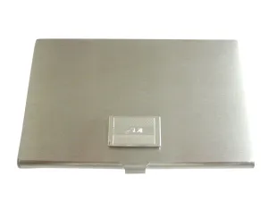 Silver Toned Etched Iraq Flag Business Card Holder