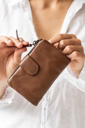 Small Capri Wallet Cognac