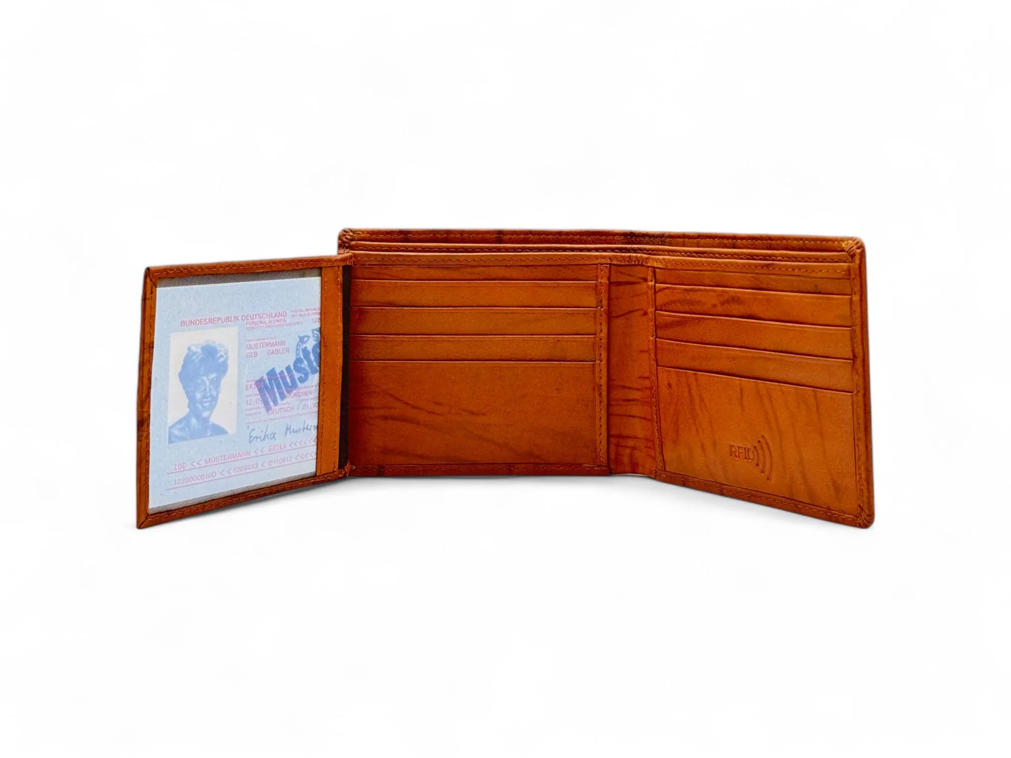Smooth Premium 16 Card Billfold RFID Wallet #1001