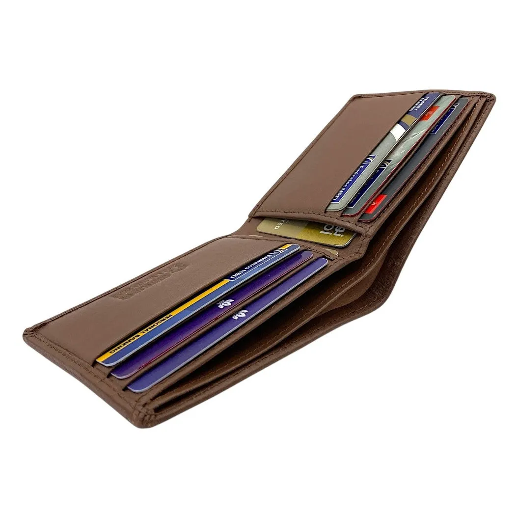 Smooth Top Grain Billfold Wallet # 1727 CC