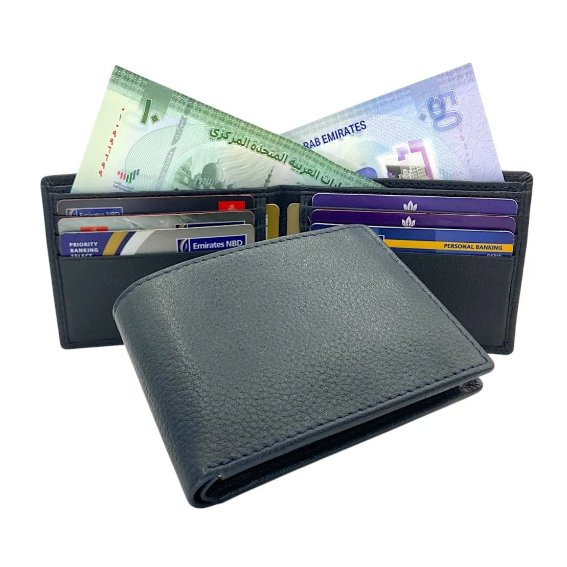 Smooth Top Grain Billfold Wallet # 1727 CC