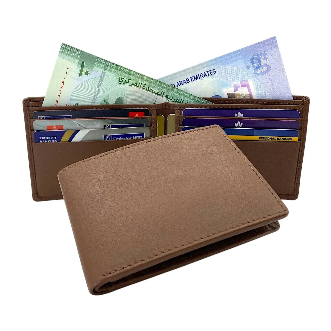 Smooth Top Grain Billfold Wallet # 1727 CC