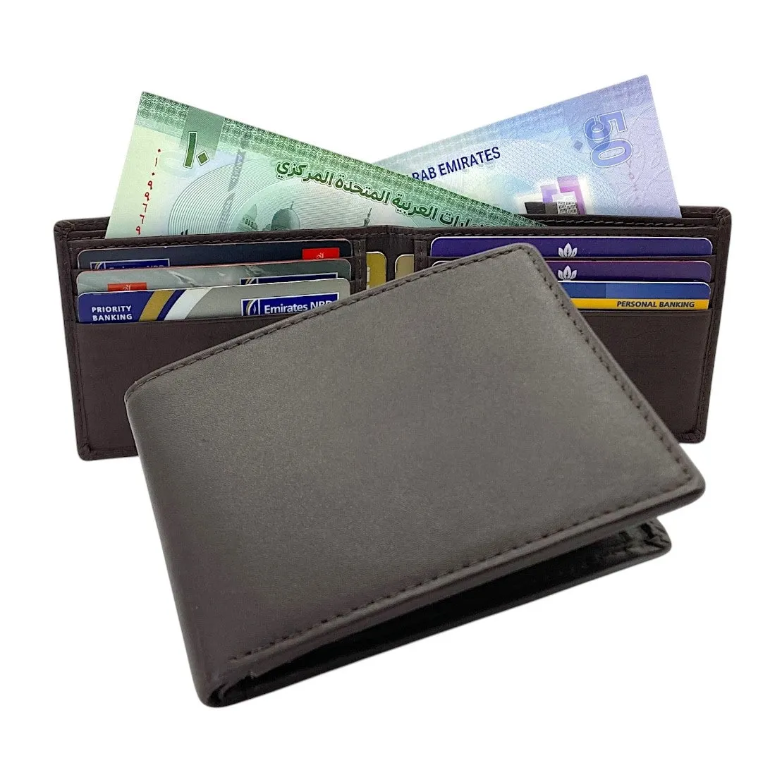 Smooth Top Grain Billfold Wallet # 1727 CC