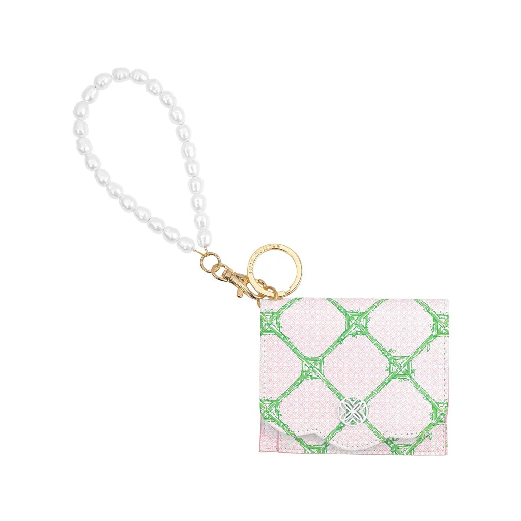 Snap Card Case (Butterfly Trellis)