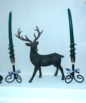 Spiral taper candle holders