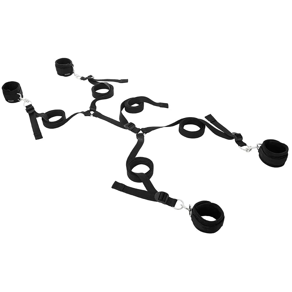 Sportsheets Under The Bed Restraint System Black