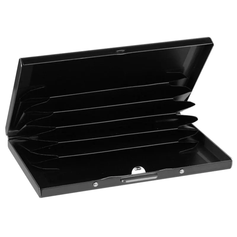 Stainless Steel Metal Card Case Box Men Women Business Slim Credit Card Holder Protector Wallet Cover Coin Purse Aluminum