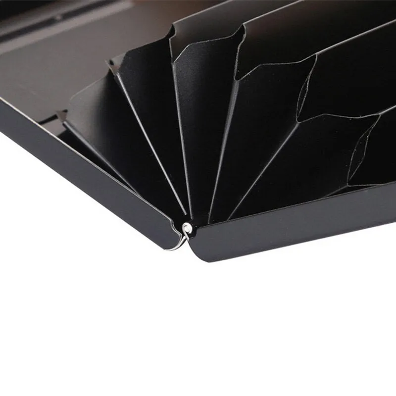 Stainless Steel Metal Card Case Box Men Women Business Slim Credit Card Holder Protector Wallet Cover Coin Purse Aluminum