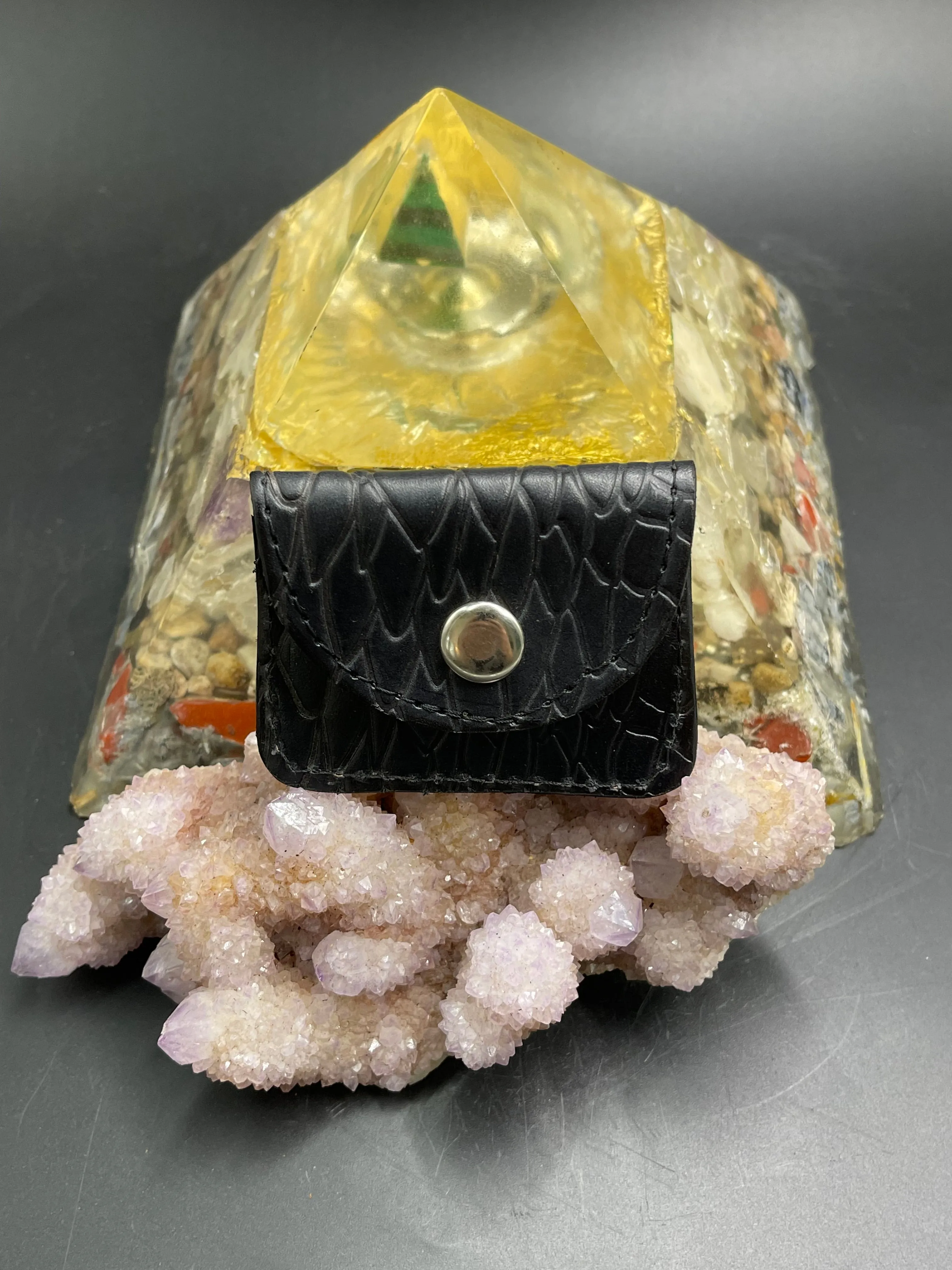 Stamped Coin Purse - Dragon Scales