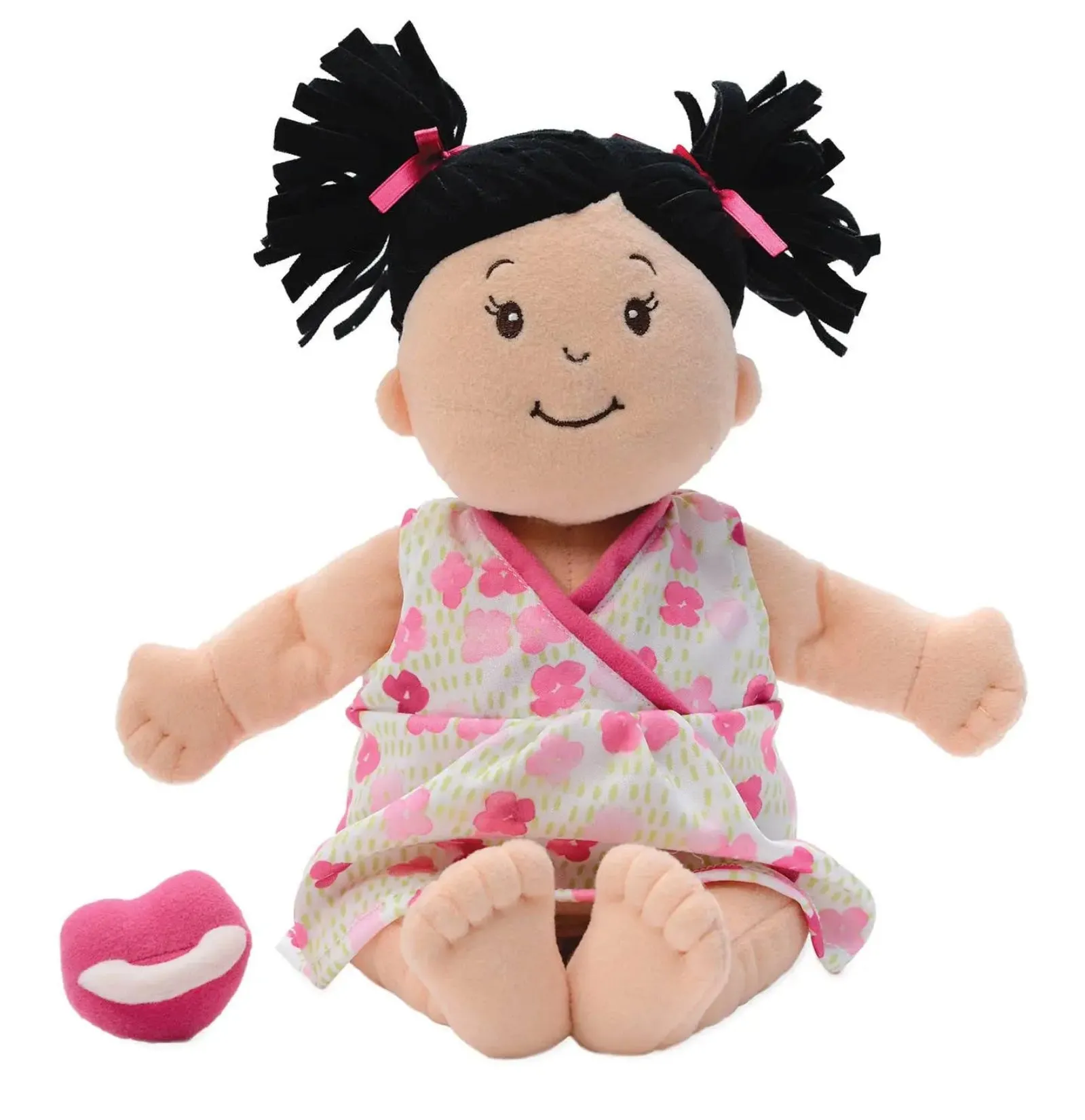 Stella Collection - Baby Stella - Brunette Doll w/Pink Flower Dress