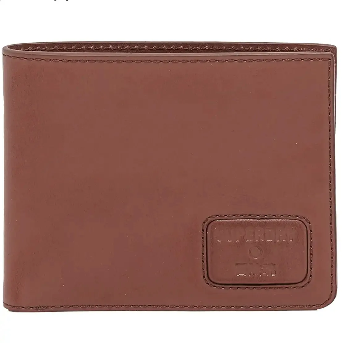 Superdry NYC Bifold Leather Wallet - Tan