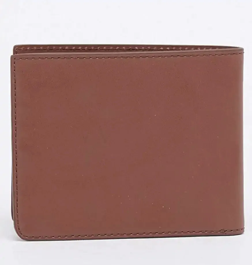 Superdry NYC Bifold Leather Wallet - Tan
