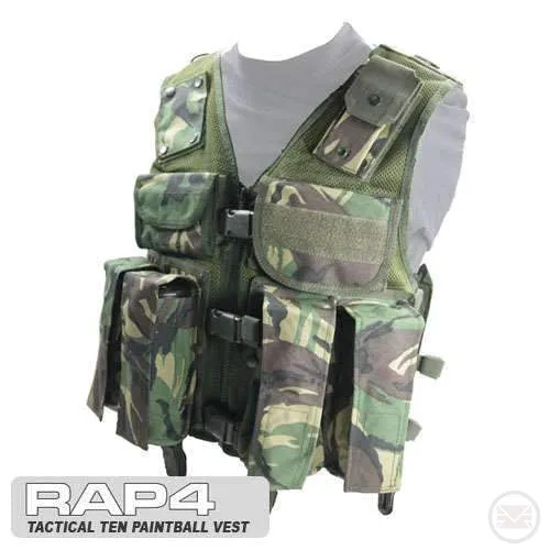 Tactical Paintball Vest - DPM Camo (Large)