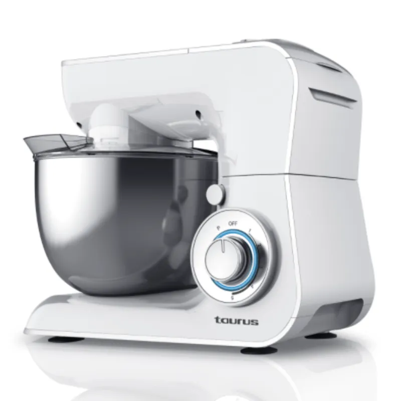 Taurus 1000w Kitchen Machine With Jug Blender And Meat Mincer White 5.2 Litre Cuina Mestre