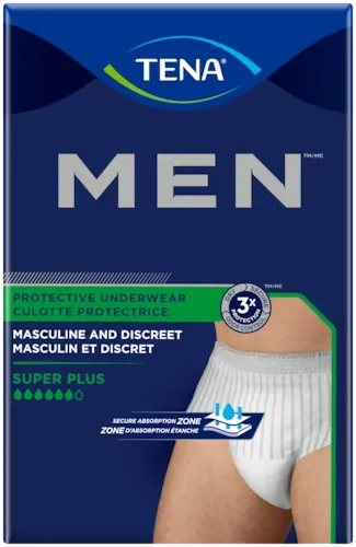 TENA® Men™ Super Plus | Protective incontinence underwear - 81780/81920