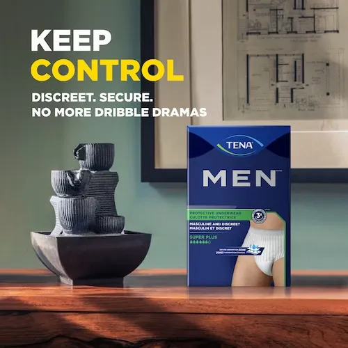 TENA® Men™ Super Plus | Protective incontinence underwear - 81780/81920