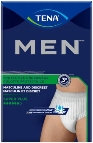 TENA® Men™ Super Plus | Protective incontinence underwear - 81780/81920