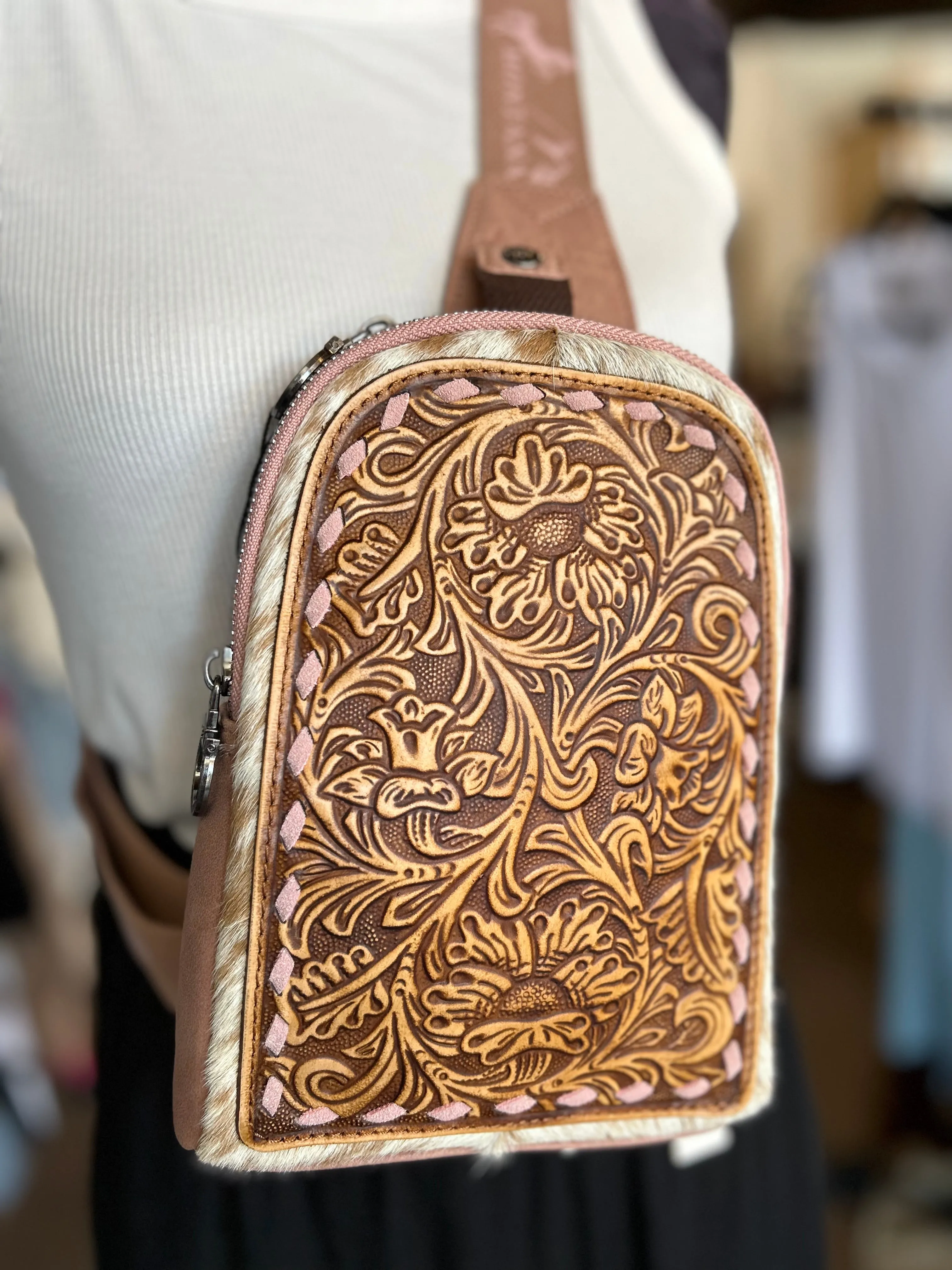 The Bandita Crossbody |Pink|